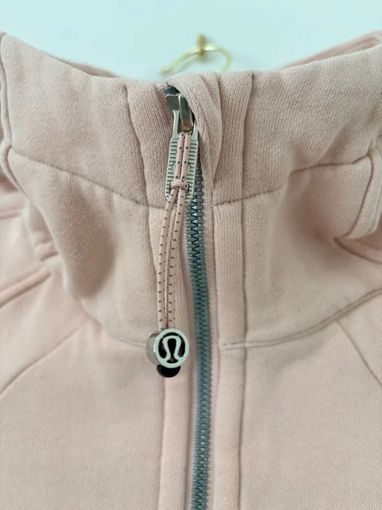 Lululemon Scuba Hoodie Light Cotton Fleece Feather Pink Sz 6 EUC - Picture 2 of 7